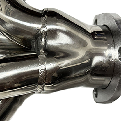 Fairlane Shorty Headers Collector Merge Area Close-Up 3-Inch Single Outlet Connection