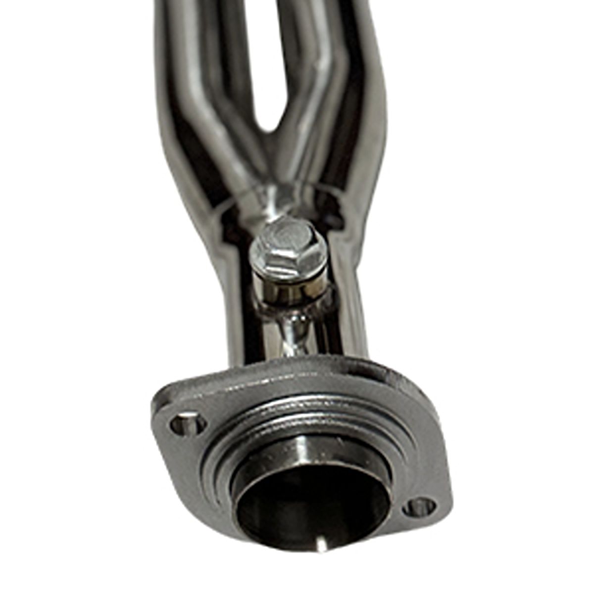 Honda Civic D-Series Headers Angled View Showing Equal Length Primary Tube Configuration 4-2-1 Design Exhaust Header