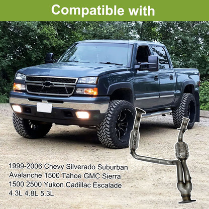 Silverado Catalytic Converter Fitment Chart 1999-2006 Chevy Silverado Suburban
