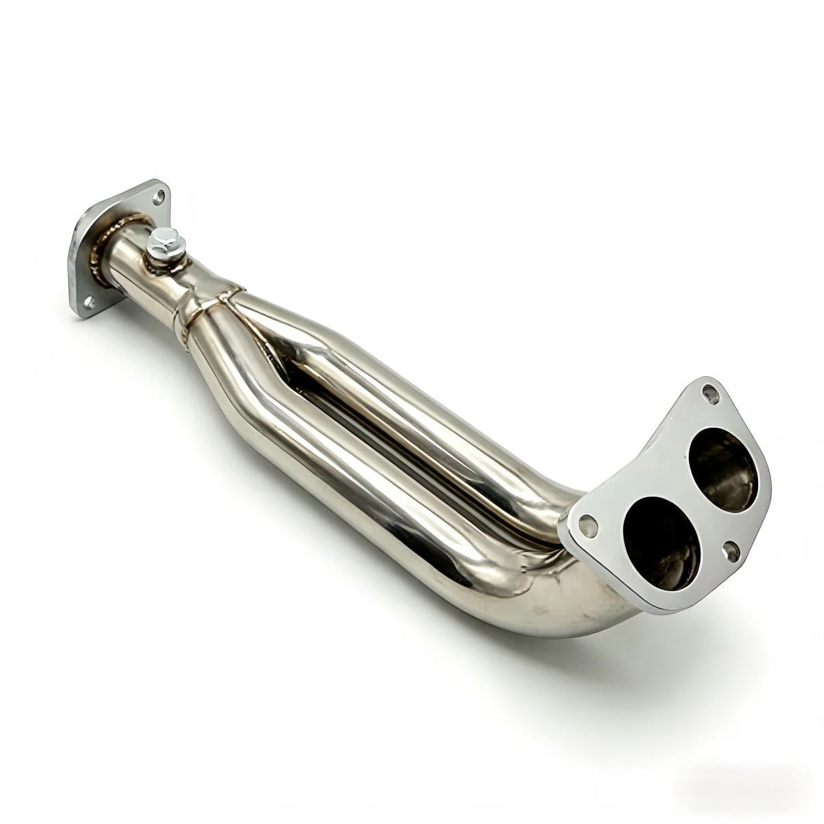 Honda Civic D-Series Headers Complete Assembly Showing Both Sides with All Installation Hardware for D15 D16 SOHC Exhaust