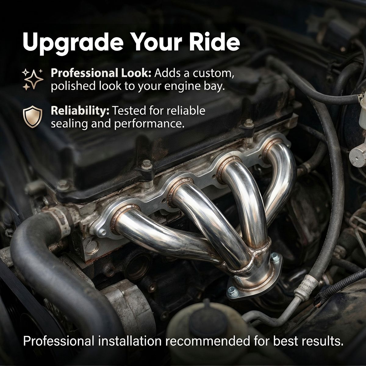 Ford Big Block 429 460 Headers Horsepower Performance Enhancement Showing Exhaust Flow Improvement for FE Engine