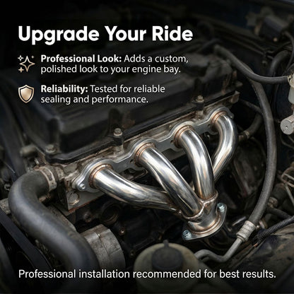 Ford Big Block 429 460 Headers Horsepower Performance Enhancement Showing Exhaust Flow Improvement for FE Engine