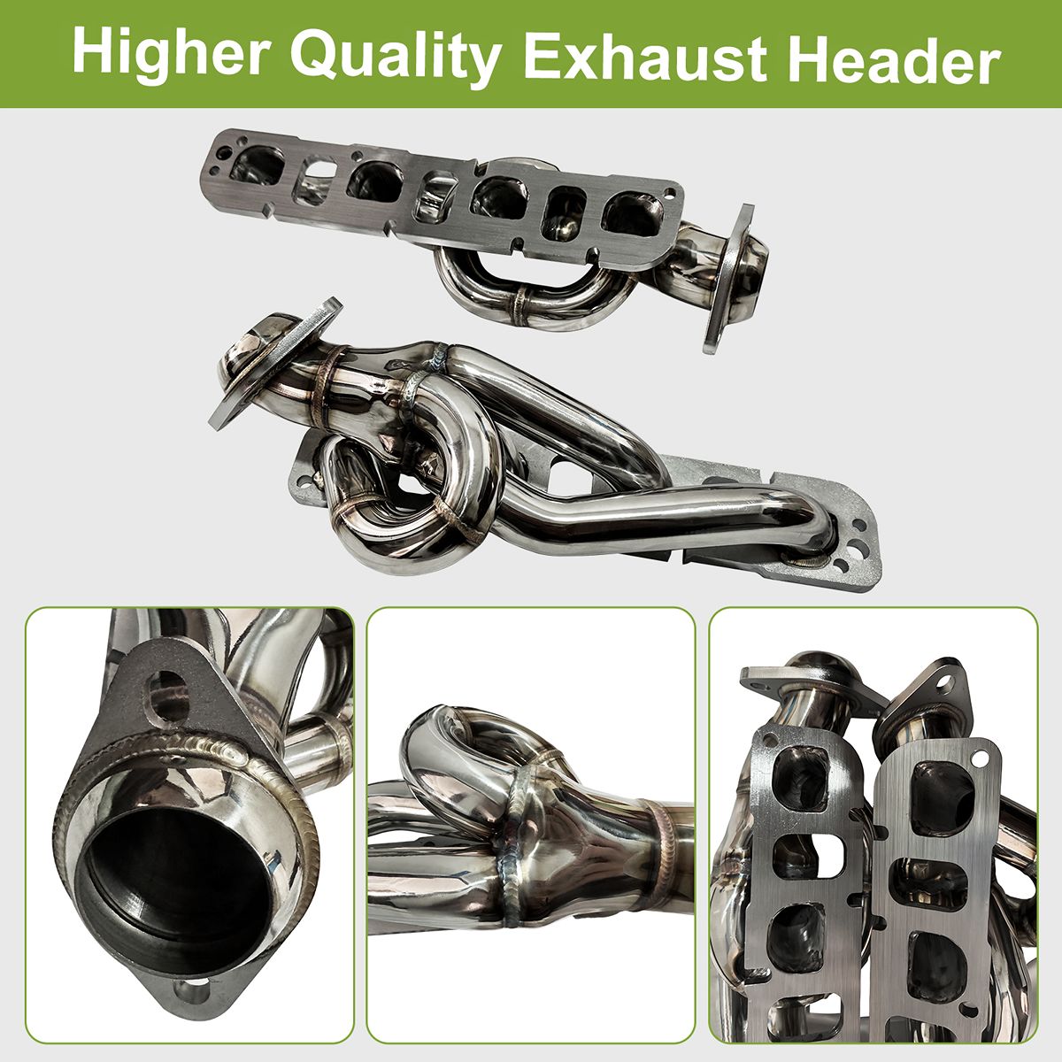 Ram 5.7 HEMI Long Tube Headers Primary Tube Layout Optimized for Low-End Torque Horsepower Throttle Response Design