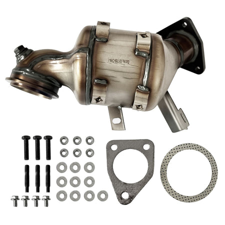 Chevy Cruze Sonic 1.4T 1.8L Catalytic Converter Direct Fit Main Unit Stainless Steel Body Front View