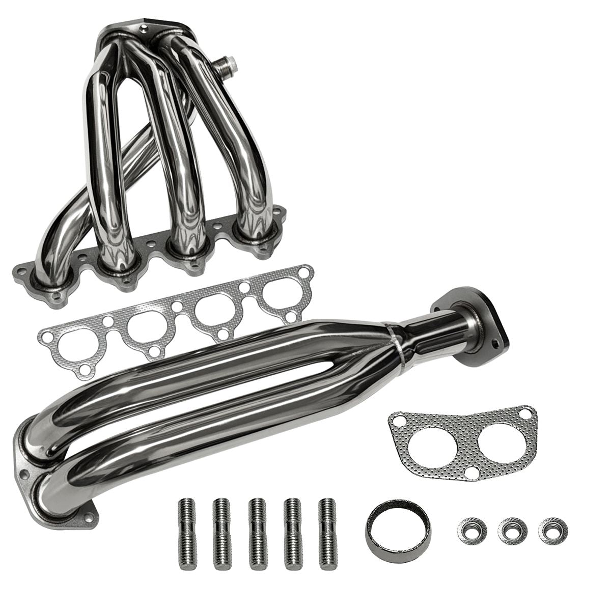 Honda Civic 1992-2000 D15 D16 SOHC EG EK Stainless Steel Exhaust Header Direct Fit Main Product Image