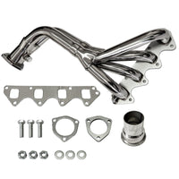 AMVirtuo Stainless Steel Exhaust Header for 1989-1994 Geo Tracker Suzuki Sidekick 1986-1996 Samurai 1.3L 1.6L Exhaust Manifold Replacement