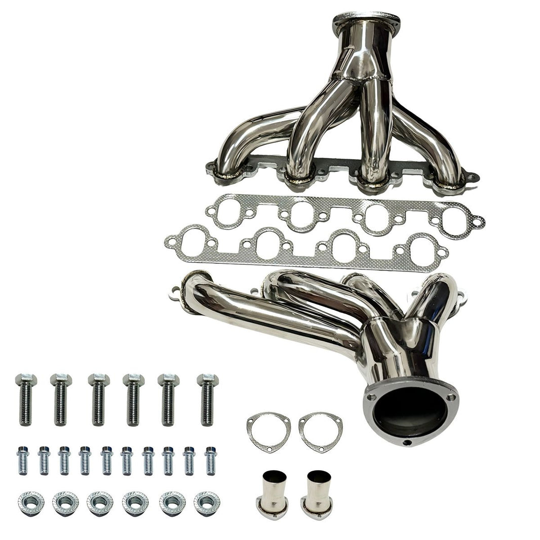 Ford Big Block 429 460 Shorty Headers T304 Stainless Steel FE Engine Bolt-On Performance Upgrade Main Photo