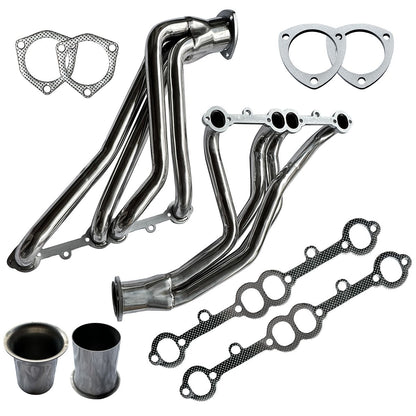 Blazer Long Tube Headers Alternate Angle Side View Equal Length Primary Tube Design