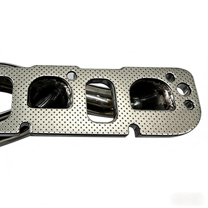 Dodge Ram HEMI Headers Underside View Showing Y-Pipe Connection and Ground Clearance