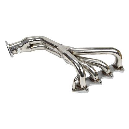 Suzuki Samurai Header Additional Perspective Showing Tube Bend Around Steering Components