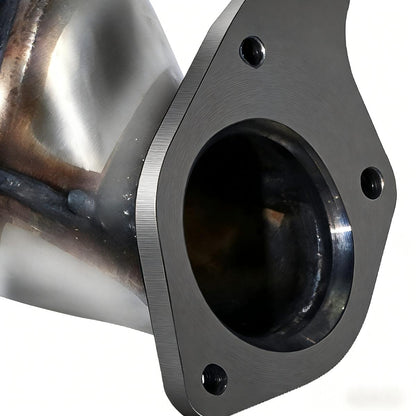 Nissan Altima Catalytic Converter CNC Machined Inlet Flange Close-Up Showing Bolt Pattern Direct Fit Replacement 2007-2013