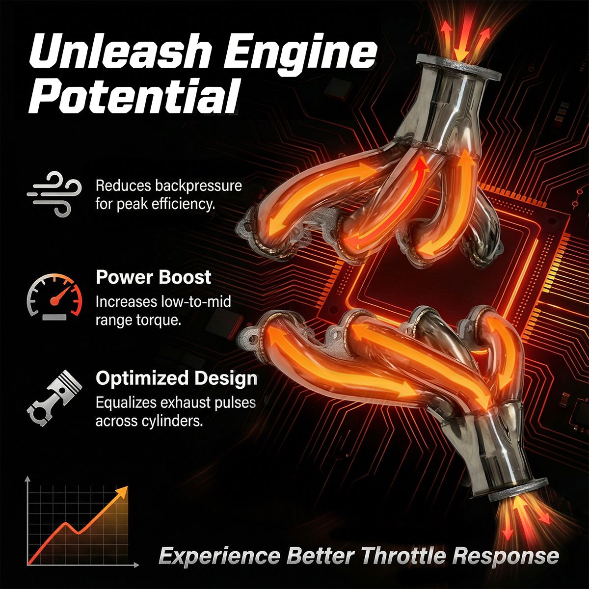 Ford Big Block 429 460 Shorty Headers TIG Welded Joint Close-Up Penetration Quality Detail