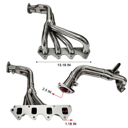 Geo Tracker Suzuki Header Dimensions 13.19in x 2.5in x 1.18in