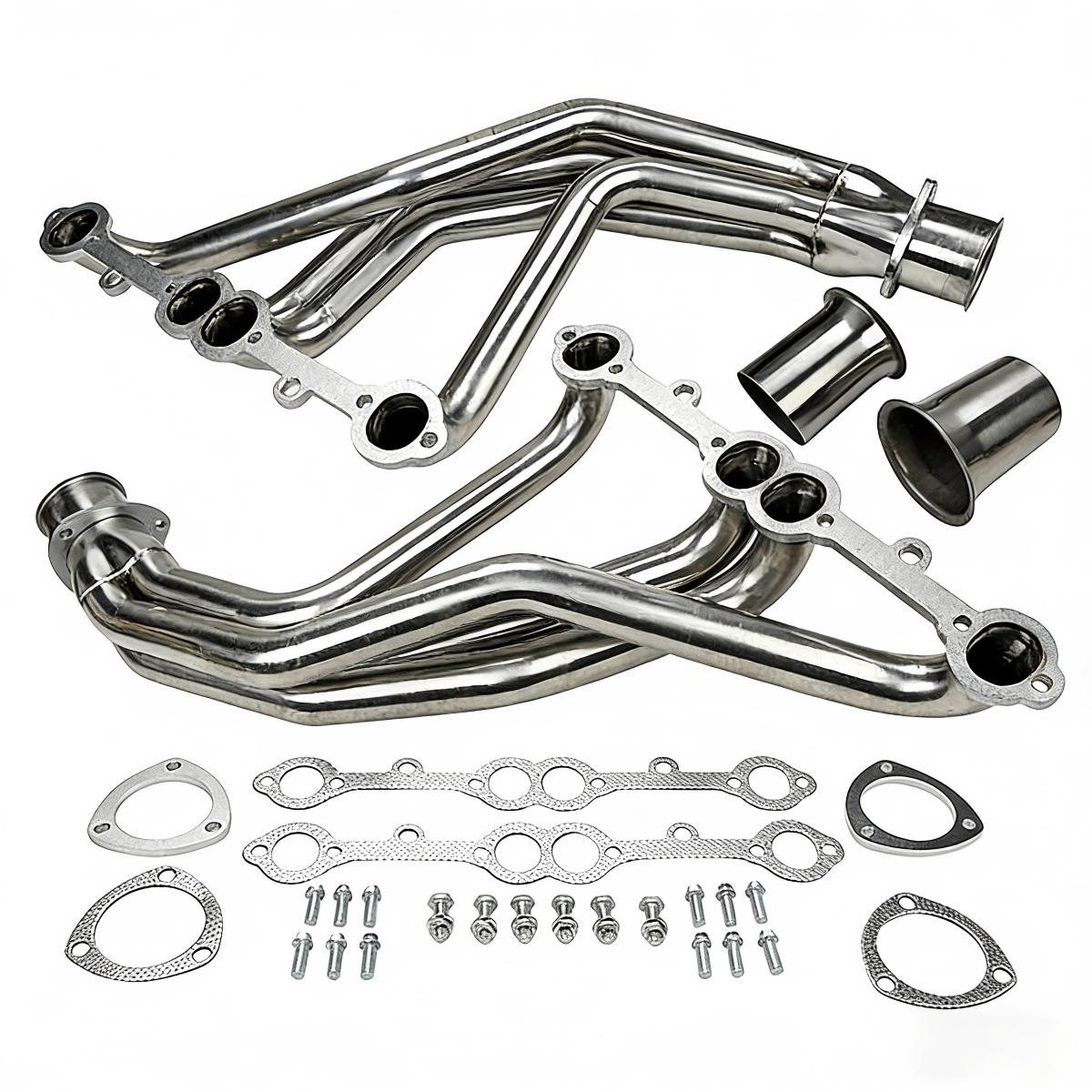 Blazer Headers Undercarriage View Showing Collector Merge Near Transmission Crossmember