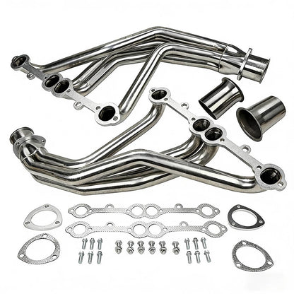 Blazer Headers Undercarriage View Showing Collector Merge Near Transmission Crossmember